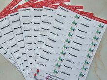Load image into Gallery viewer, Postcrossing ID stickers with Zodiac themes