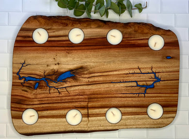 #NC4 Organic-shaped candle holder