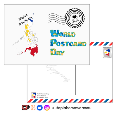 Philippines - World Postcard Day - Digital Download