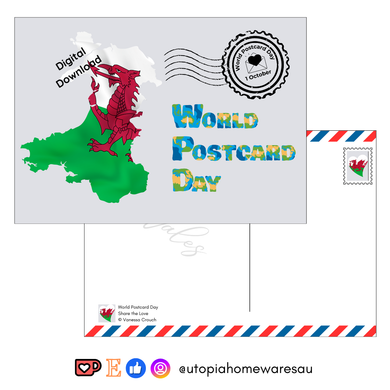 Wales - World Postcard Day - Digital Download