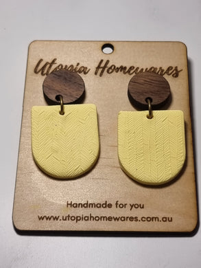 Paddle - Polymer Clay earrings