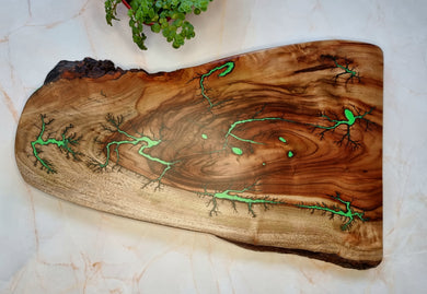 Resin Art with Fractal Lightning Burning #RA1