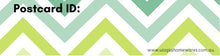 Load image into Gallery viewer, Postcrossing ID stickers coloured chevrons